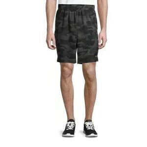 George Men's Graystone Camo Poly/Spandex Active 9" Woven Tech Shorts NEW NWT